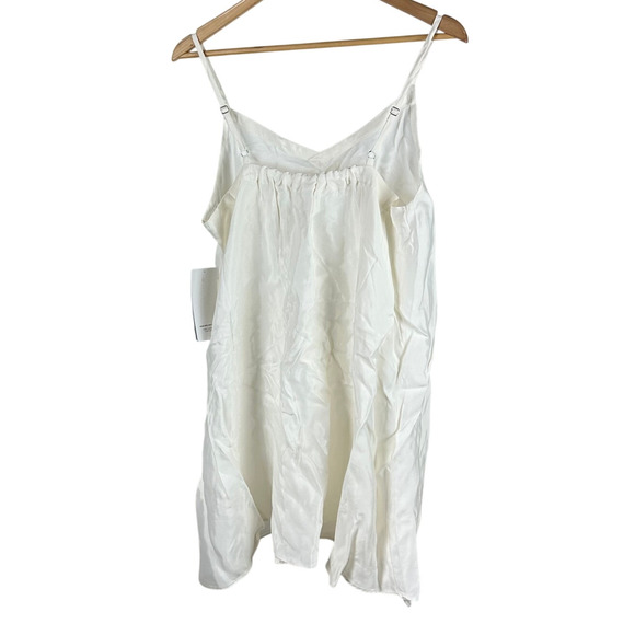 Athleta Calm Cool Slip Dress Nightgown in White Women's Size Medium NWT - Picture 4 of 10